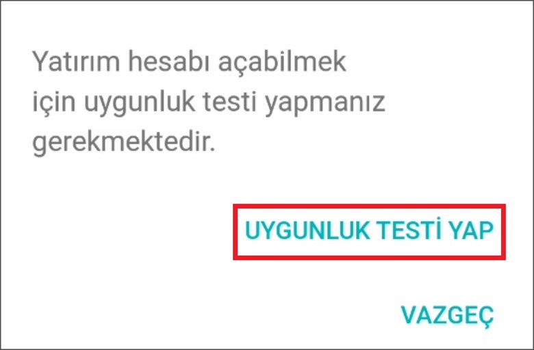 Kuveyt Türk Uygunluk Testi